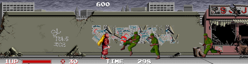 The Ninja Warriors (World) Screenshot 1